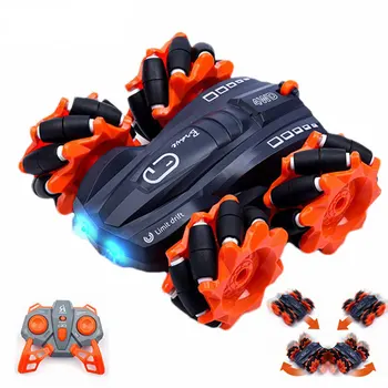 360 Degree Omni-directional 2.4G RC Car Remote Control Radio Stunt Car Twisting Off-Road Vehicle Drift Dancing Twisting 4WD RC Toys