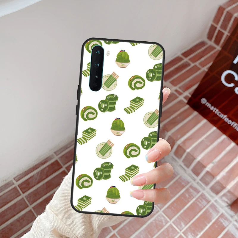 Matcha Cake Case For OnePlus 10 Pro 9 Pro 8T 10T Ace 9R 9RT OnePlus Nord 2 2T CE 2 Lite N10 N20 Cover