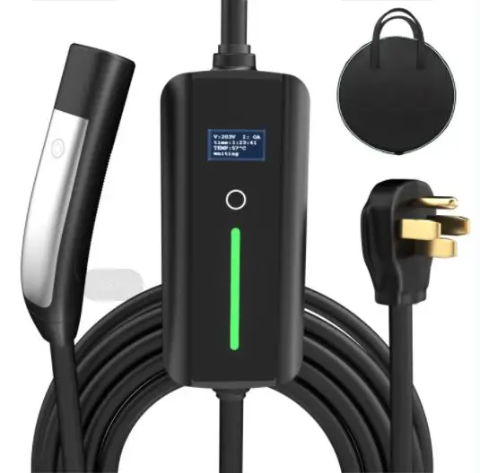 Home Ev Car Accessories Mobile Type 2 Electric Car Home Ev Charger 32A 7Kw Level 2 Portable Charger For Electric Car