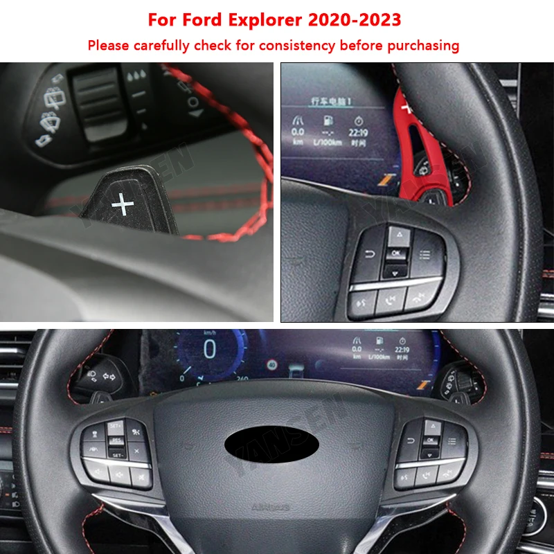 For Ford Explorer 2020 2021 2022 Steering Wheel Shift Paddle Extension Shifters Lincoln Aviator Navigator L Continen Accessories