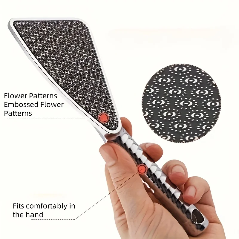 Lima de vidrio para pies, hipoalergénica para eliminar la piel muerta y la piel espesa, esencial para el cuidado de los pies de viaje universal para todas las estaciones