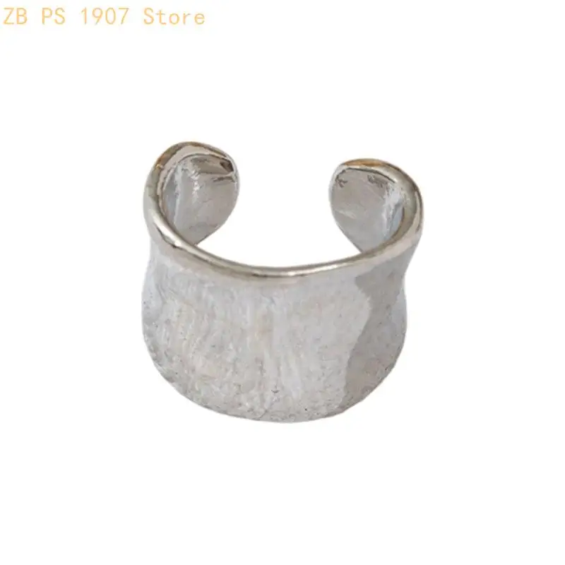 Elegant Simple Ear Cuff Not Piercing Design Unique Cuff Earrings Copper Texture Suitable for Fashionable Enthusiasts 55KA