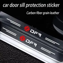 Door Sill Stickers Accessories for Dongfeng DFM Aeolus ax3 k01 Ax5 580 h30 c31 ax7 AX4 DFSK Glory 360 Cefiro MX6 S50 Accessories