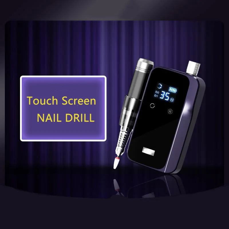 

High Quality 35000RPM Cordless Nail Drill Rechargeable Portable Manicure Salon Tool