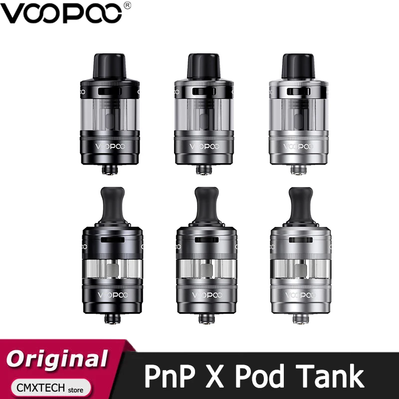 Original VOOPOO PnP X Pod Tank 5ml DTL MTL Atomizer Fit  PnP X Coil For Electronic Cigarette Drag S2 / Drag X2 Kit