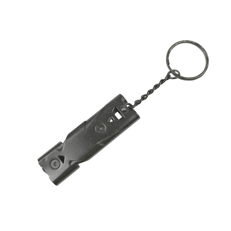 

Double-Pipe High-Decibel Whistle Pendant Keychain Portable Outdoor Survival Emergency Camping Tool 1PC