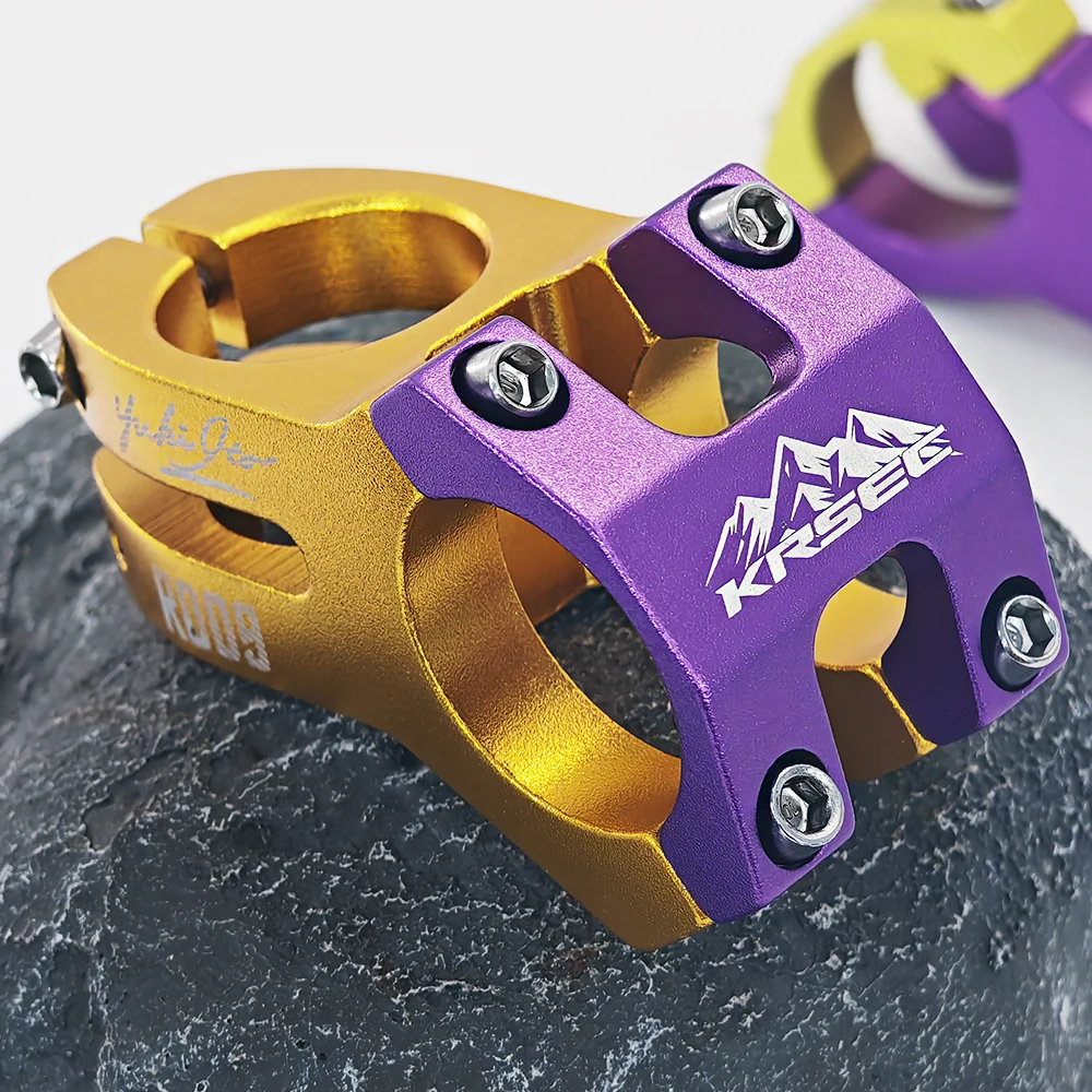 KRSEC MTB Kurzer Lenkervorbau 31,8x28,6mm Hochfester Lenkervorbau aus Aluminiumlegierung für Rennräder, Downhill-Bikes und Straßenräder – Detail 5