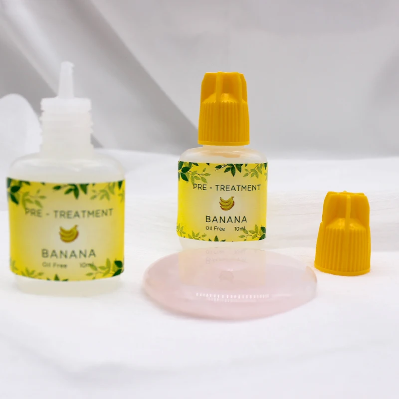 IBeauty プライマー クリアグルー IB プレトリートメント クレンザー 15 ミリリットル バナナ ブースター 韓国オリジナルまつげエクステンション プロフェッショナル クリア