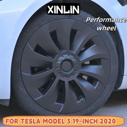 4PCS Car Performance Replacement Wheel Cap Rim cover Hubcap Full Cover Accessories for Tesla Model 3 19 Inch Hub Cap 2020-2023