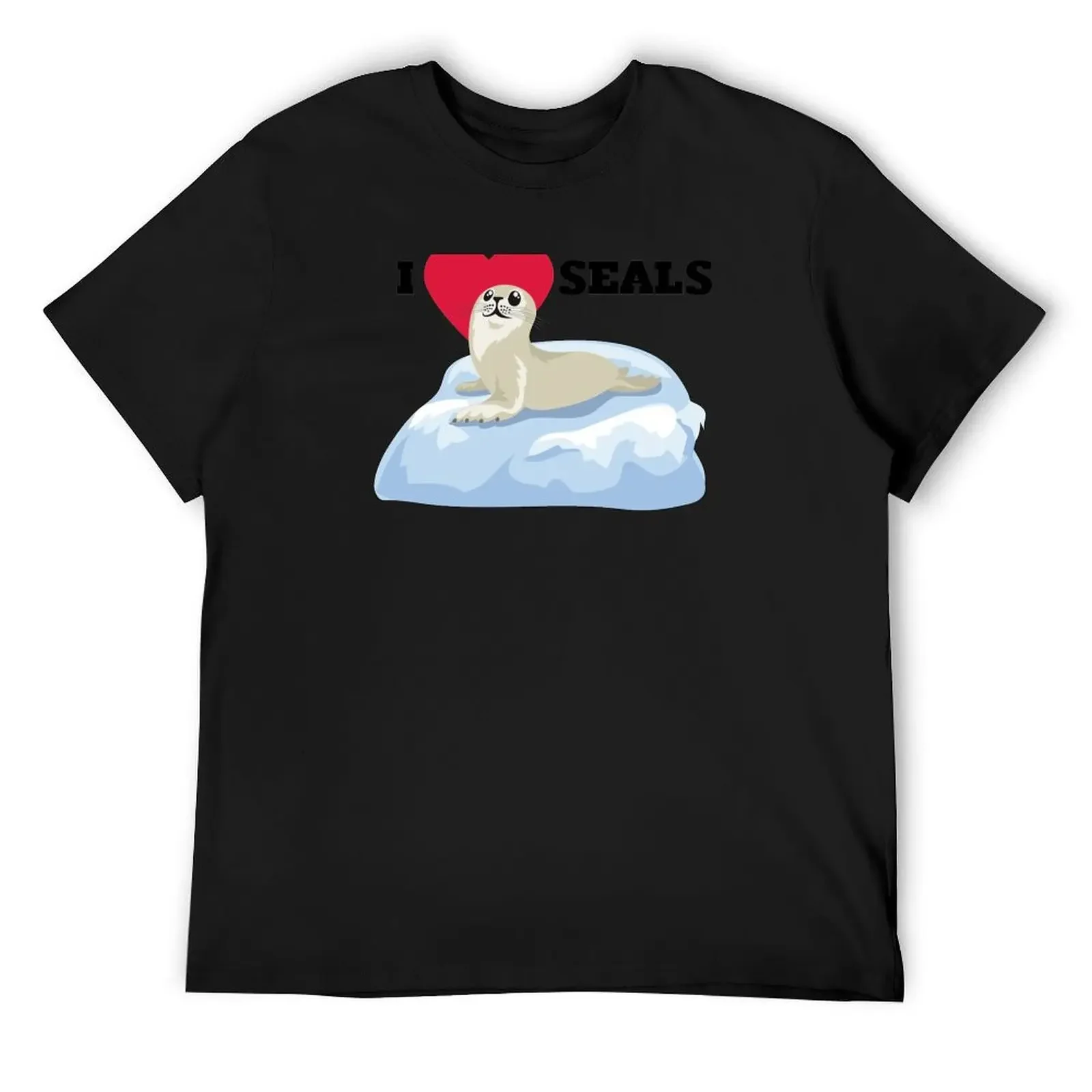 

Love Seals T-Shirt custom t shirt oversized custom shirt T-shirts for men cotton
