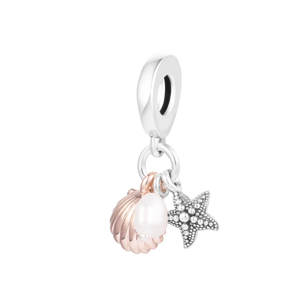 Pearls, starfish and shells Charm My Orders Bastet Charm 925 Silver Safety Chain Kralen Voor Sieraden Maken Beaded Bracelets