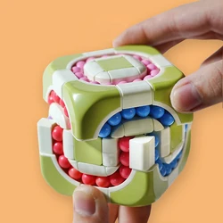 Trójstopniowa piłka Twist dekompresuje Puzzle magiczna kostka zabawki typu Fidget śmieszne zabawki Speed Cube myśląca zabawka szkoleniowa zabawki prezentowe dla dzieci