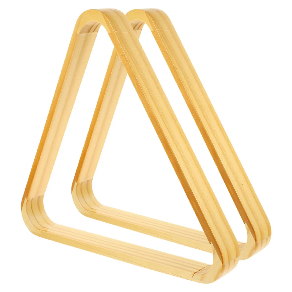 

2pcs Lightweight Solid Wood Billiard Racks Easy Install Snooker Accessories For Pool Table Supplies Storage Kit Billiard Balls
