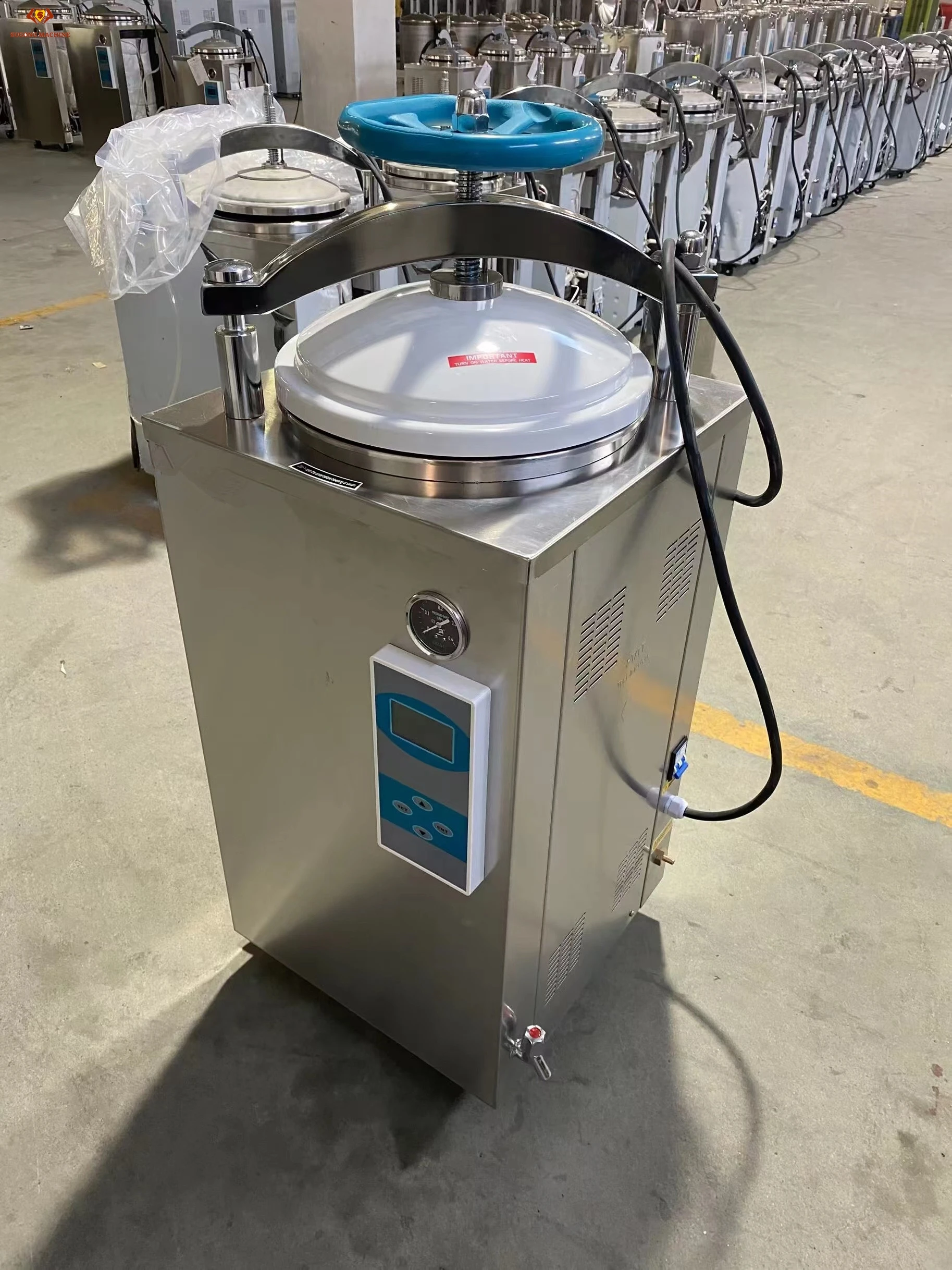 50L 120L Steam Sterilizer เครื่อง Autoclave กล่องฆ่าเชื้อสําหรับเครื่องมือผ่าตัดอาหารความปลอดภัย Clinical วัสดุ Disinfectio