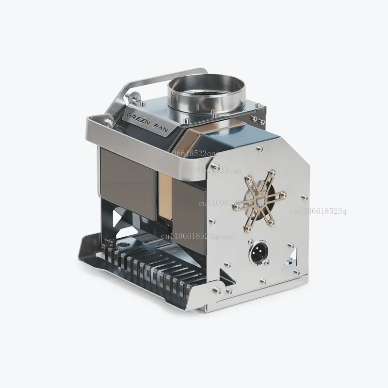 Portable induced draft fan outdoor adjustable speed AC and DC dual power supply