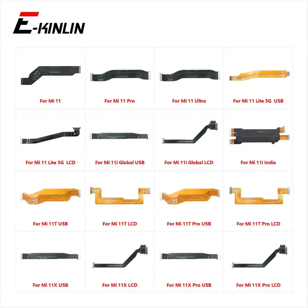 Main Board Motherboard LCD Display Connector Flex Cable For XiaoMi Mi 11 11i 11T 11X Pro Ultra Lite 5G NE Global