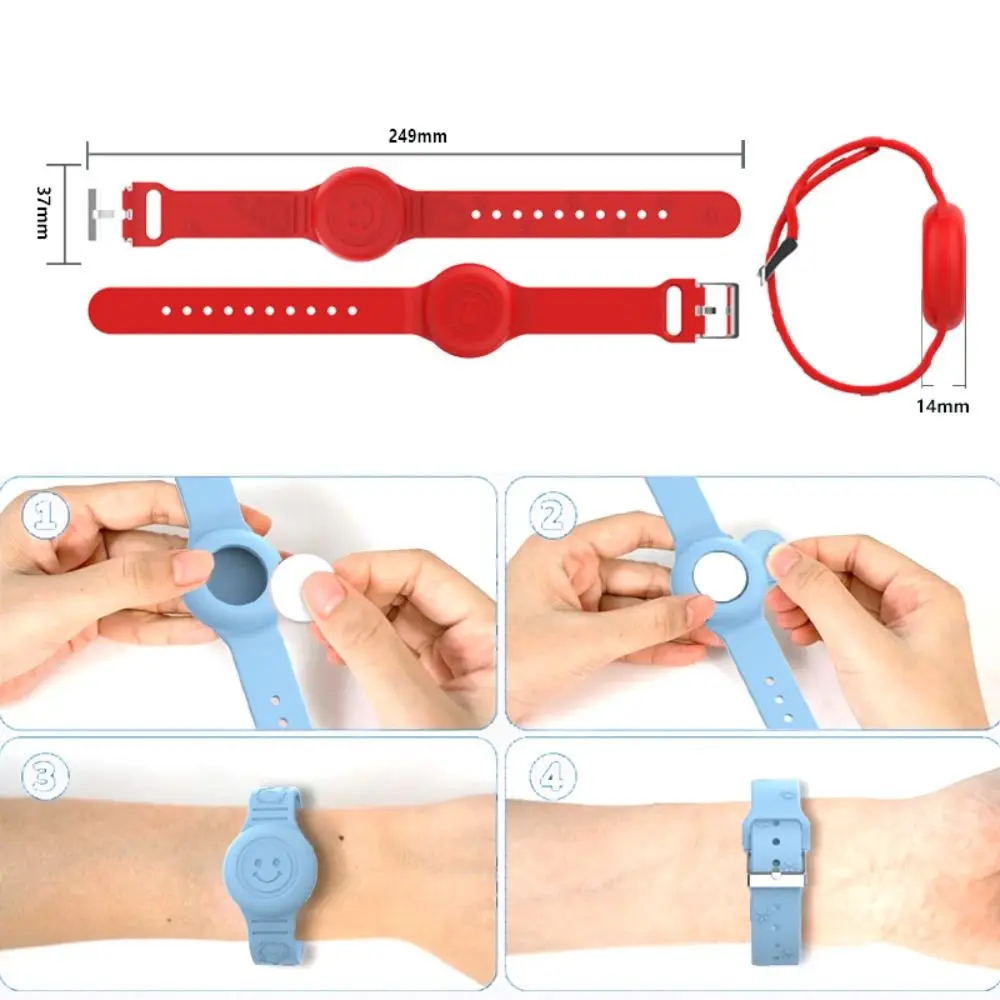 Funda de silicona para pulsera de niños, resistente al agua, soporte de repuesto para Apple Airtag