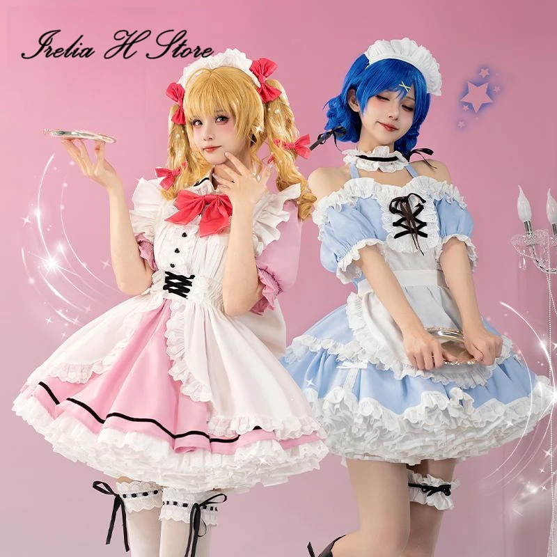 

Irelia H Anime Mermaid Melody Pichi Pichi Pitch Nanami Luchia/Hanon Hosho Косплей Костюм Nanami Luchia/Hanon Hosho Maid Dress H