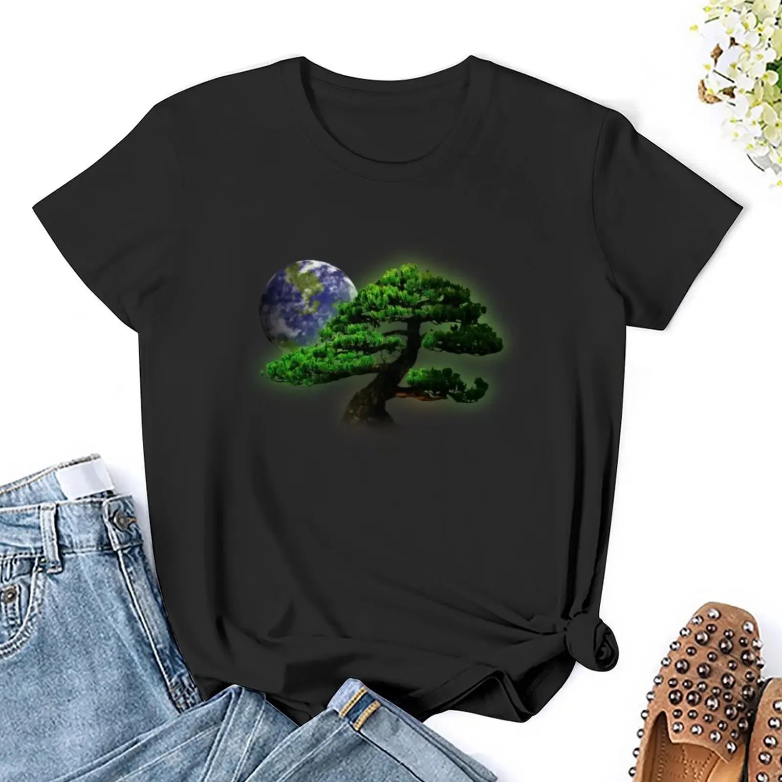 Earth Day T-Shirt funny plus size tops korean fashion lady clothes white t-shirt dress for Women sexy