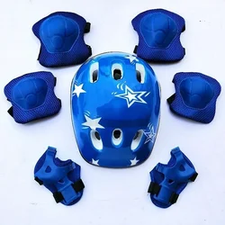 Bike Helmet Knee for 5-16 Years Kids Protective Gear Set Wrist Guard Elbow Pads Skateboard Ice Skating Roller Knee Protector