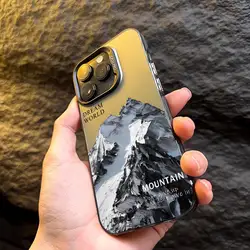Snow Mountain Cover Phone Case for Apple iPhone 15 Pro Max 16 Pro 14 Pro 13 12 11 Pro Max 14 Plus Protective Soft Shell
