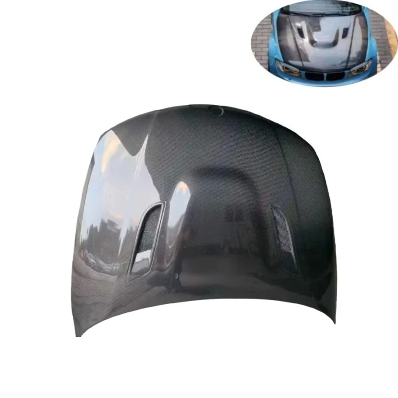 

New Carbon Fiber Front Engine Hood with Bolts for 1 Series E82 1M-Bolt-On Installation