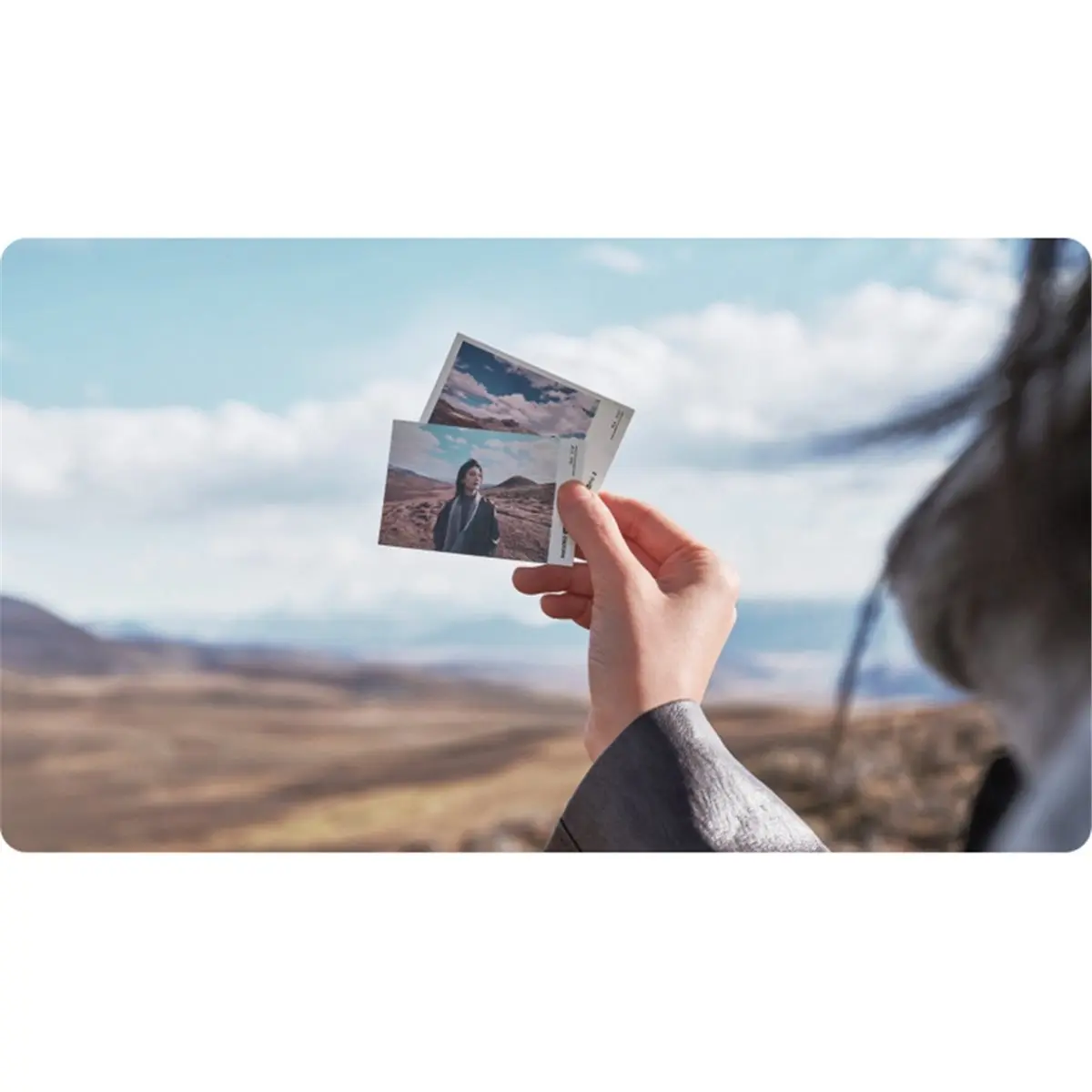 

BOFF Pocket Printer for Insta360 Ace Pro 2 Bluetooth Connection Instant Print with 10pcs Color Photo Paper