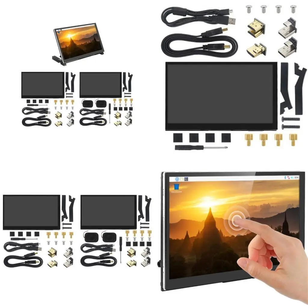 

652F 7'' IPS Screen for RaspberryPi4B/3B Outstanding Display MicroUSB HDMIcompatible