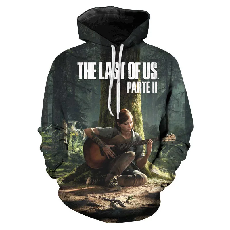 Hoodies Game The Last Of Us 3d Print Sweatshirts Men Women Unisex Hooded Oversized Hoodie Fashion Kids Sweatshirts Coat Clothing