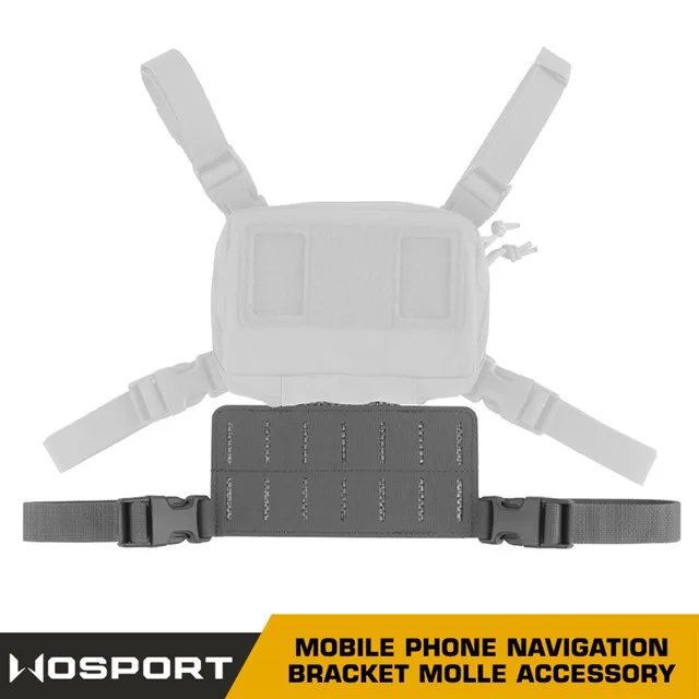 

Tactical Chest Mobile Phone Navigation Stand Fixed Frame Molle Lower Hanging Accessories Equipamentos Taticos