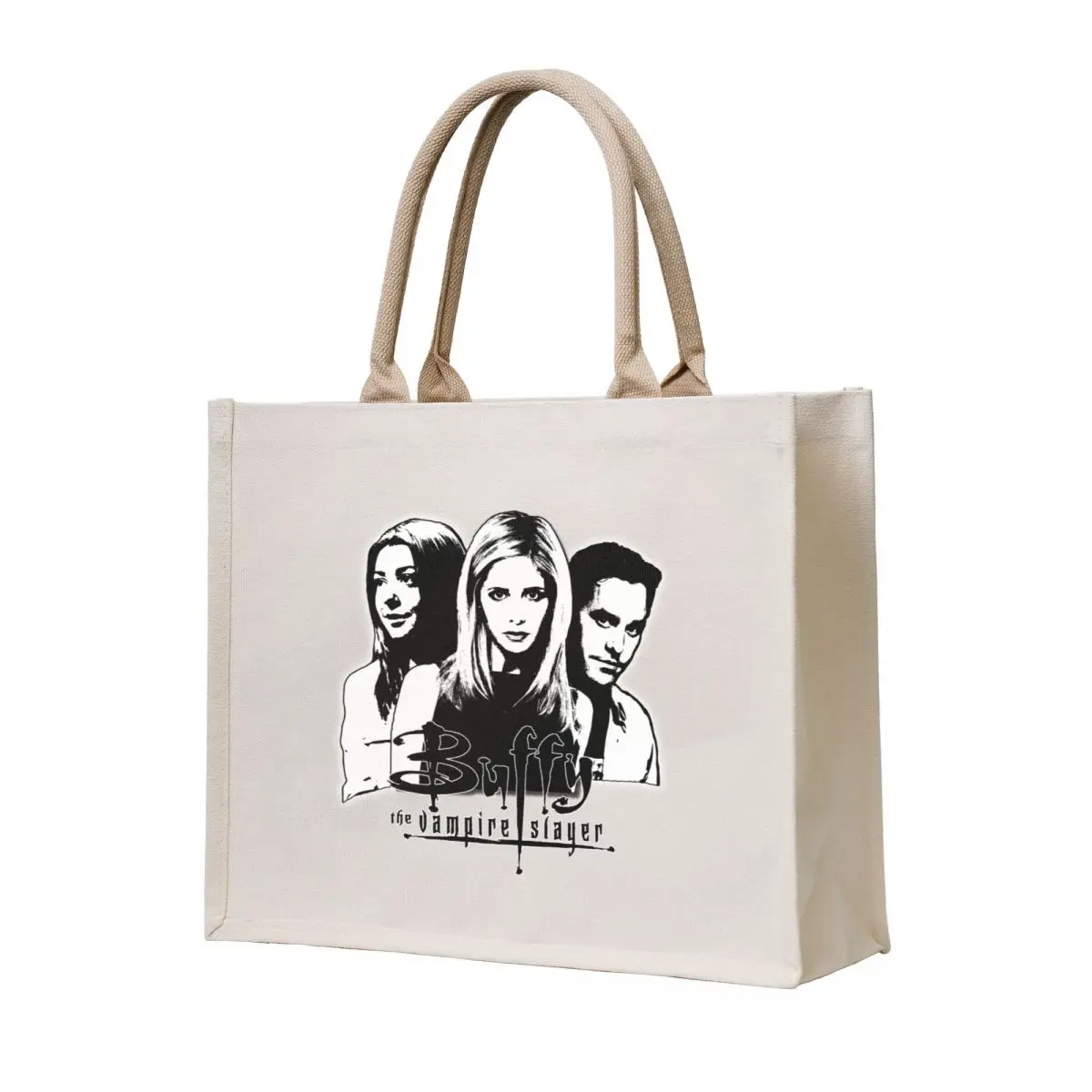 

A Trio of Scoobies (Willow, Buffy & Xander) Tote Bag Custom bag Reusable bags Women's tote bag