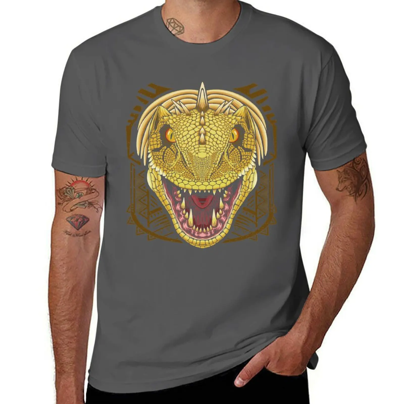 

Great Jagras MHW T-Shirt Regular Fit Plain Tee Shirt