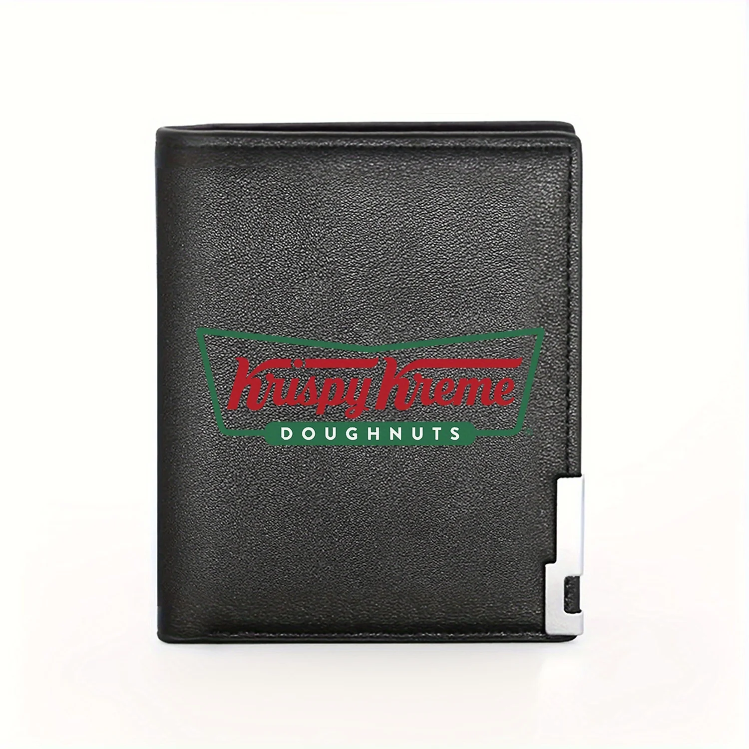 Krispy Kreme Doughnuts logo image Business Mens Casual Elegant Simple Practical Quality Wallet Stylish Printing Graphic Creative