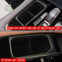 A32Z-For Toyota Alphard/Vellfire 40 Series 2023+ Car Center Console Cup Holder Storage Box Silica Interior Accessories