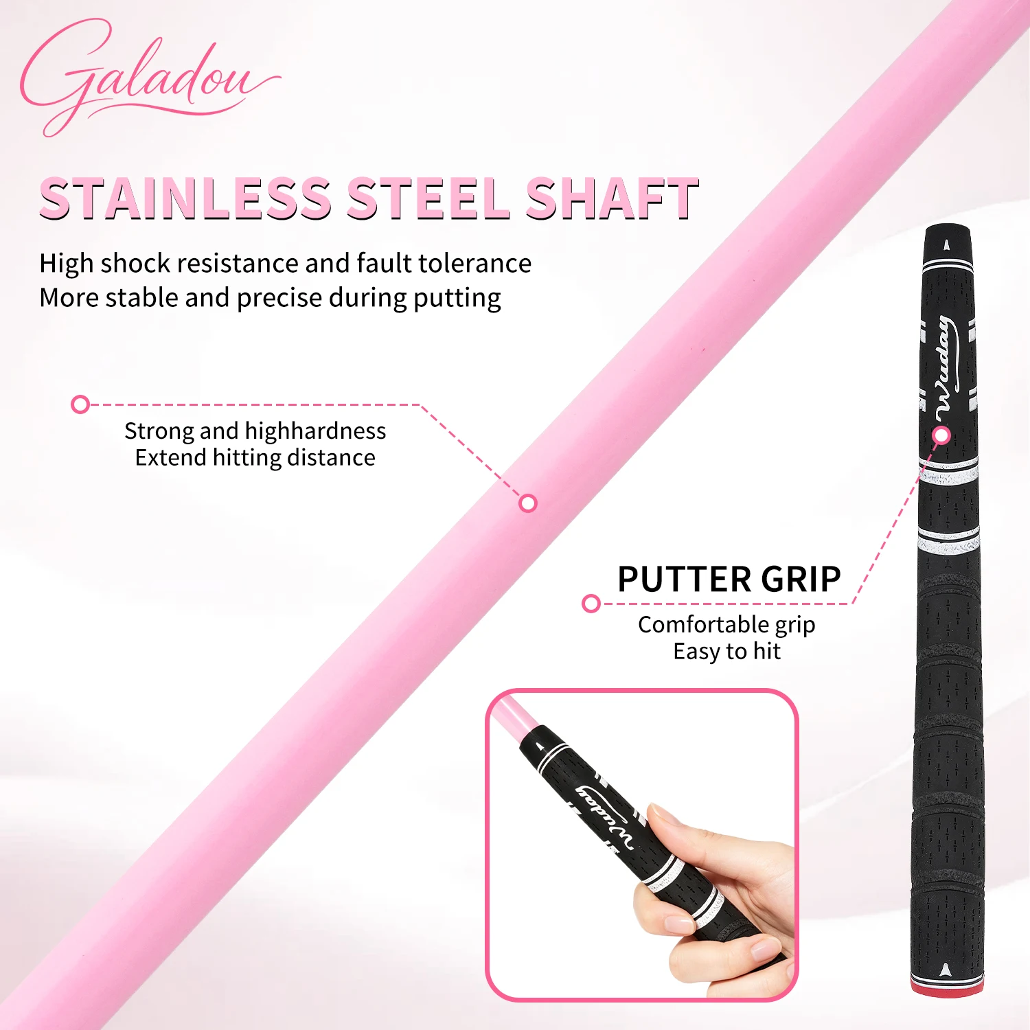 Pink Golf Putter with Blue Che - Golf Equipment Value recension och pris
