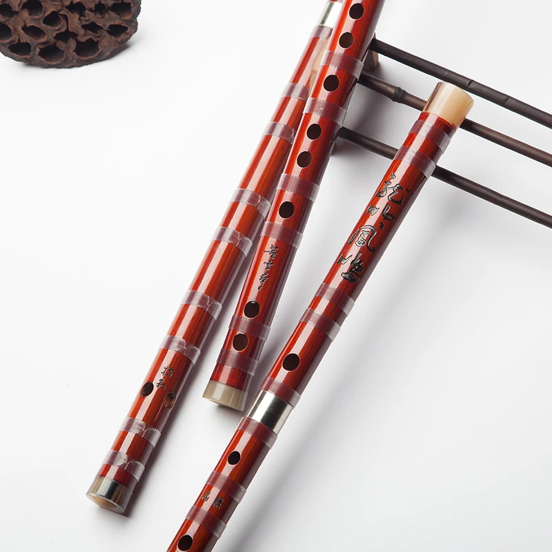 Dong Xuehua collection-level stage performance set (CDEFG) professional flute bitter bamboo flute