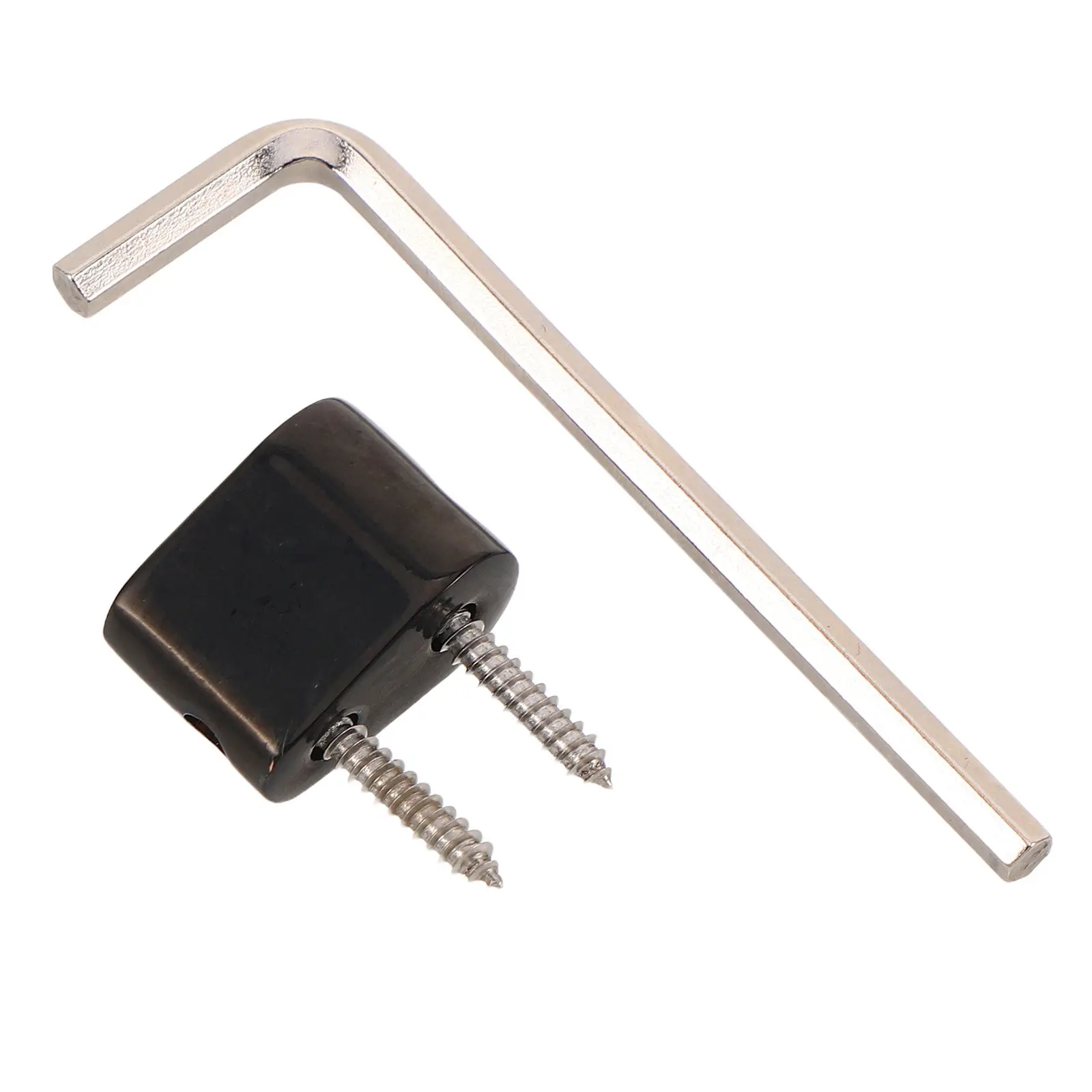 

1Set Headless Guitar Locking Nut Copper Build String Lock Screw Design for Electric Bass Bridge Replacement Pure Tone Wear