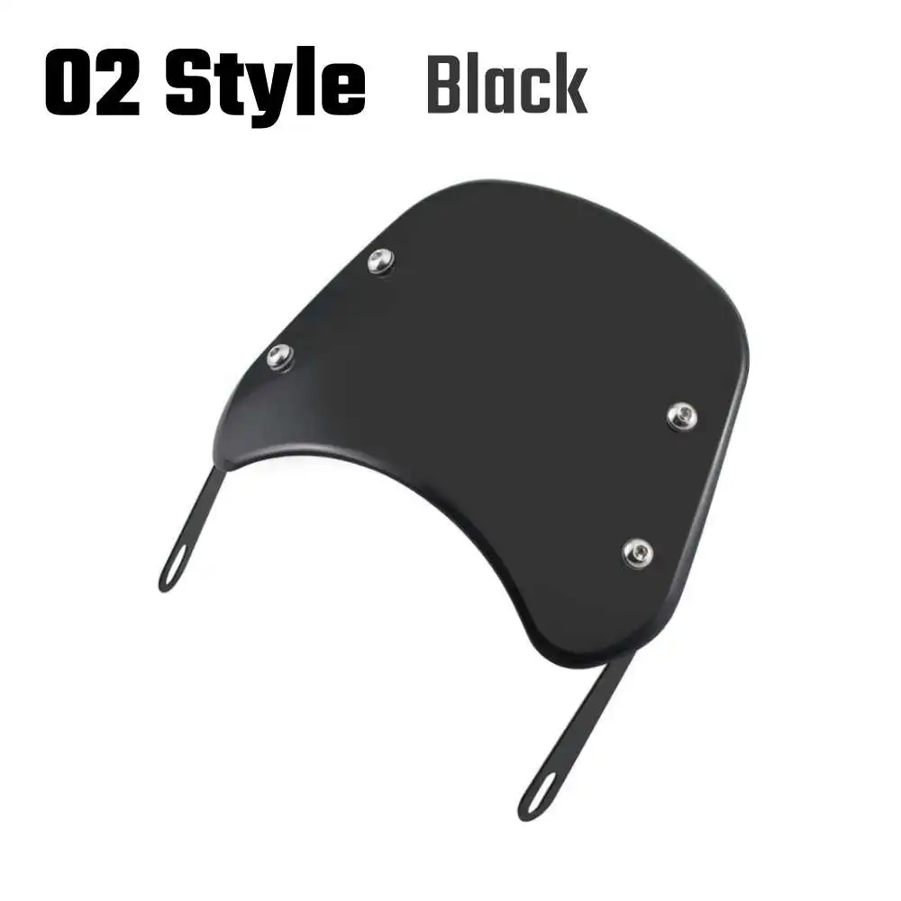 Universal Fairing Windscreen with Mounting Brackets For SUZUKI SV1000 GS750E HONDA CB750 YAMAHA KAWASAKI Motorcycle Windshield