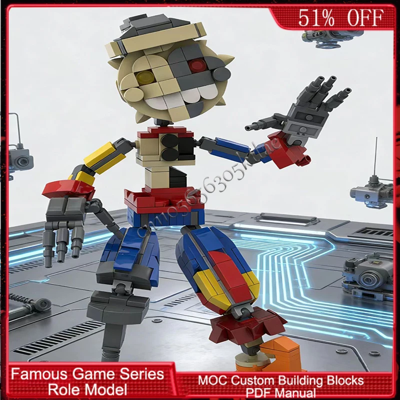 301 SZT. Popularna Seria Postaci z Gier Shadow Veil MOC Personalizowane Modułowe Klocki Konstrukcyjne Proste Klocki Zabawka DIY dla Dzieci Prezent Urodzinowy