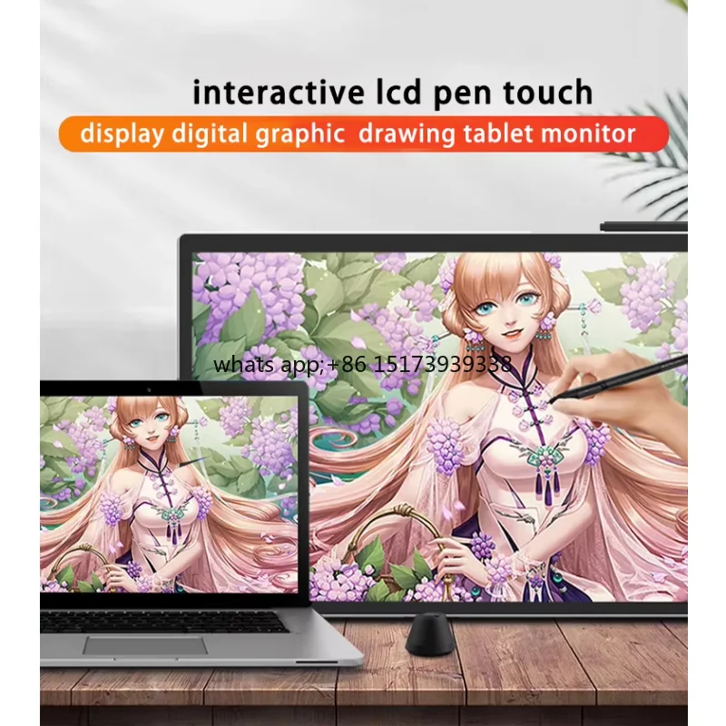 

21.5 Inch Touch Screen Portable Pen Display Digital Drawing Board Graphics Tablet