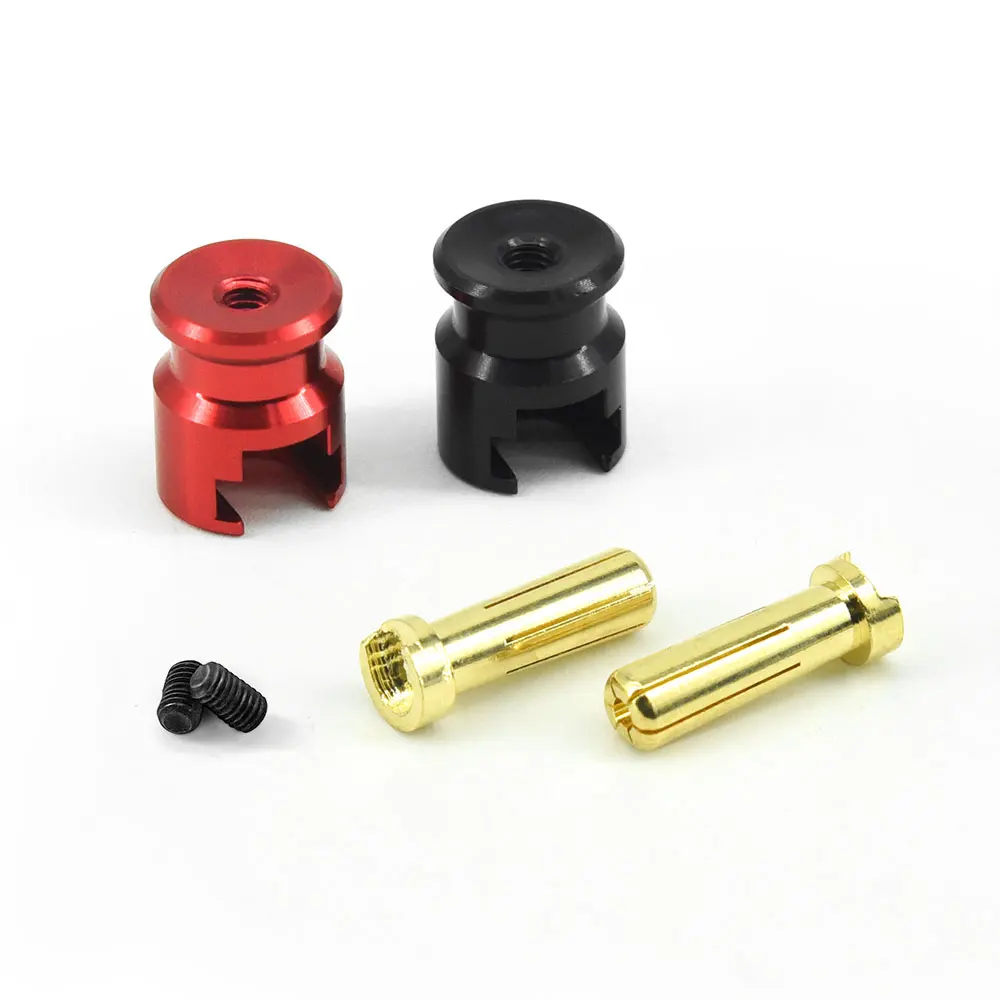 

Hot team Heatsink Bullet Plug Grips with 4mm/5mm/4to5mm Bullets for 1/10 Off-Road Truck RC Car Upgrade Parts Battery