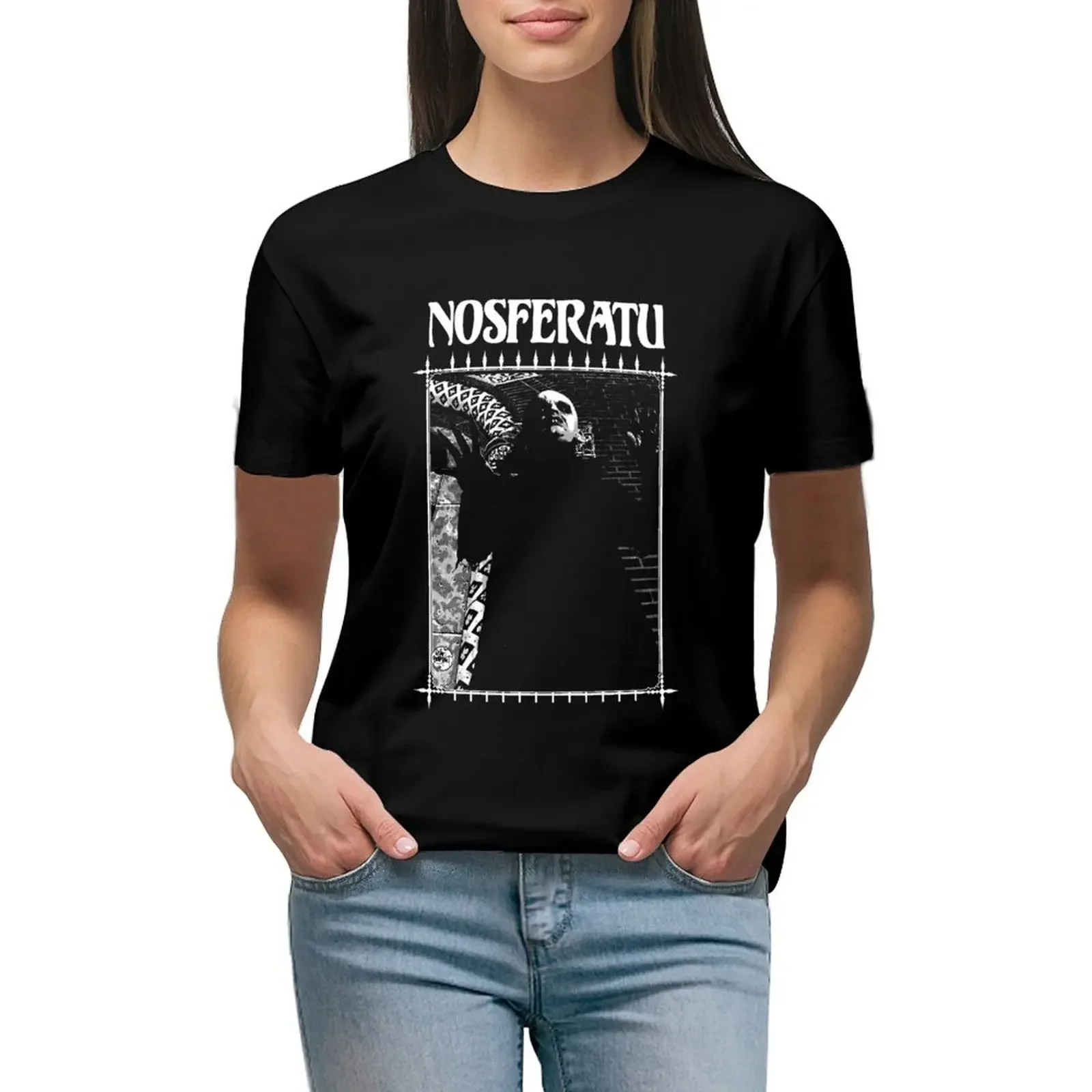 Masquerade Clan: Nosferatu Retro T-Shirt shirts graphic tees korean fashion t-shirt dress for Women graphic