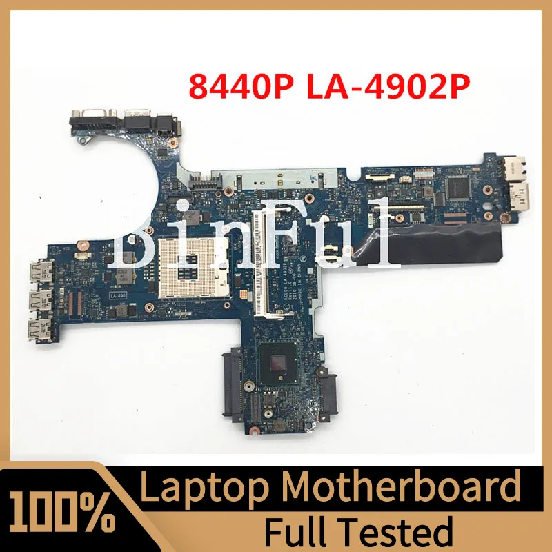 

KCL00 LA-4902P Mainboard For HP 8440P 8440W Laptop Motherboard QM57 DDR3 100% Full Tested Working Well