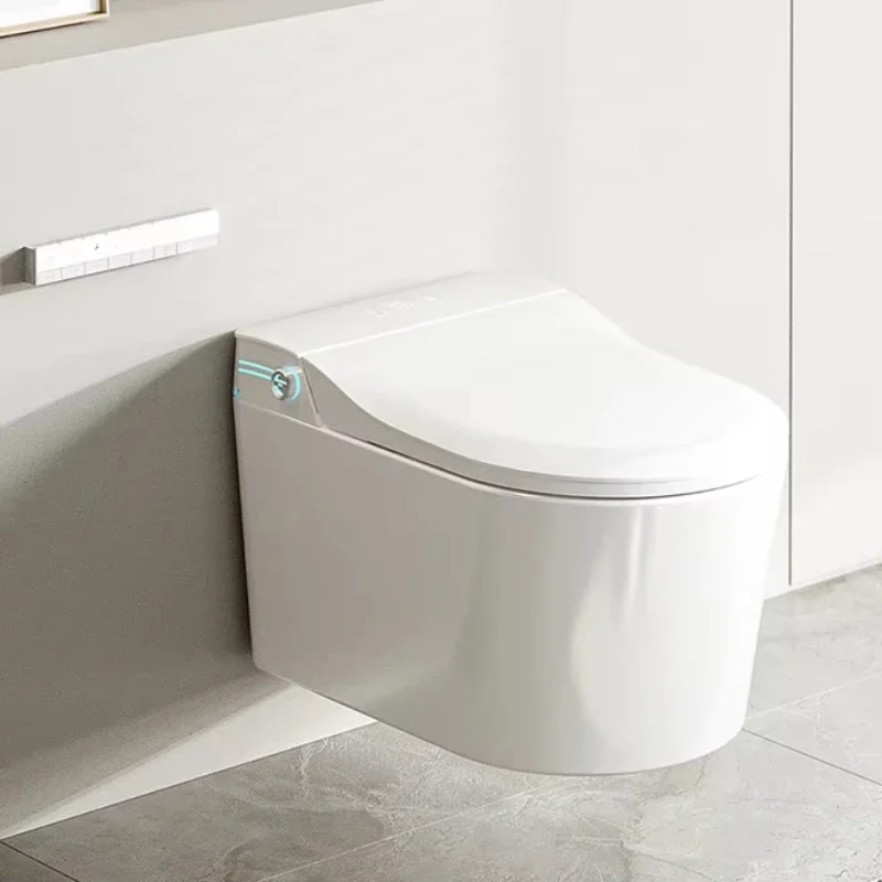

Smart wall-mounted toilet with a concealed water tank