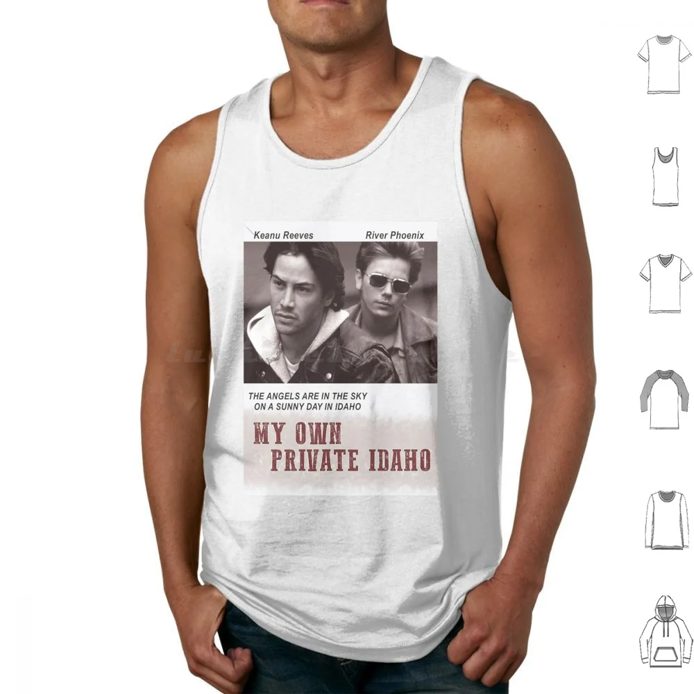 My Own Private Idaho Vintage Tank Tops Vest Sleeveless My Own Private Idaho River Phoenix Keanu Reevesm Film Cinema