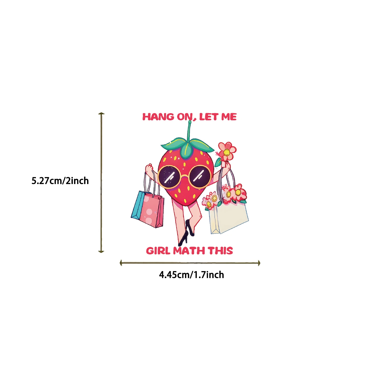 50/100PCS Creative Rose Pink Ins Style Stickers Designs Decorate Laptops Phones Luggage Water Bottles Waterproof Stickers