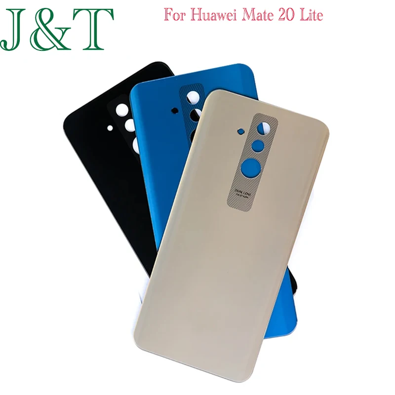 جديد لهواوي ماتي 20 لايت البطارية الغطاء الخلفي الباب الخلفي ثلاثية الأبعاد لوحة زجاجية ل ماتي 20 لايت بطارية الإسكان لاصق استبدال #2