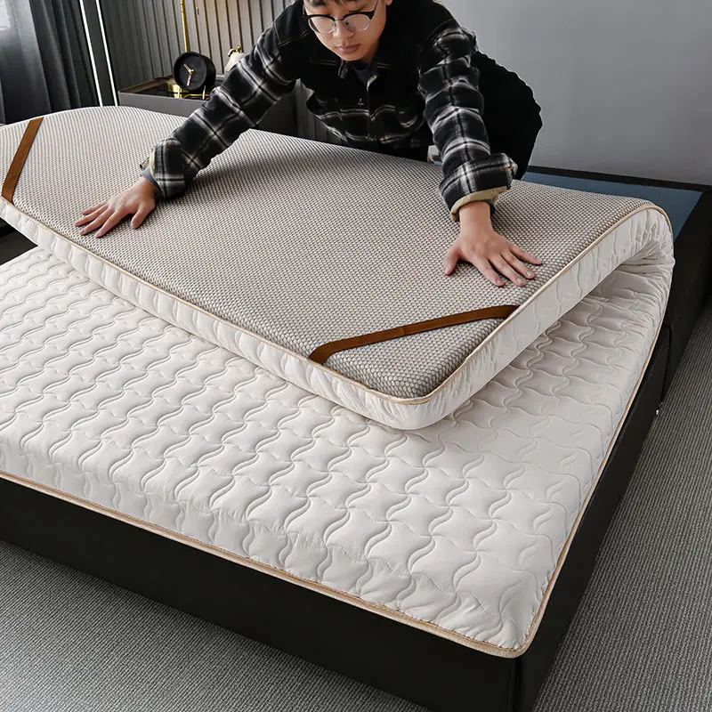 Matelas en fibre de soja, coussin de lit, coussin de protection, coussin doux, ménage, pliable, été, optique