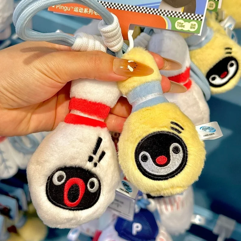 جديد Pingu ألعاب من نسيج مخملي Kawaii البطريق الرياضة نمط أفخم المفاتيح دمية محشوة دمية جميلة Pingu كيرينغ البطريق مفاجأة هدية لعبة