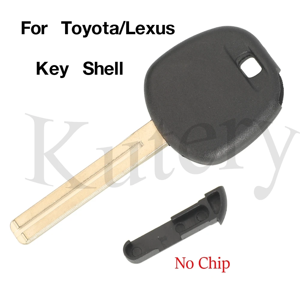 jingyuqin 10PCS/lot Uncut Key Blade Car Transponder Key Shell For Toyota For Lexus No Chip Fob Case Replacement TOY40 Long Blade